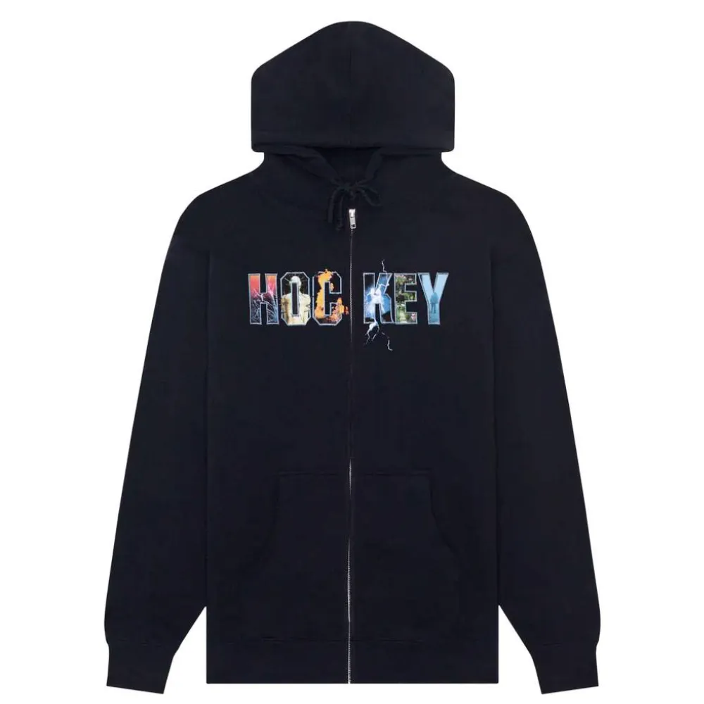 Hockey Dave's Arena Zip Hoodie | Black