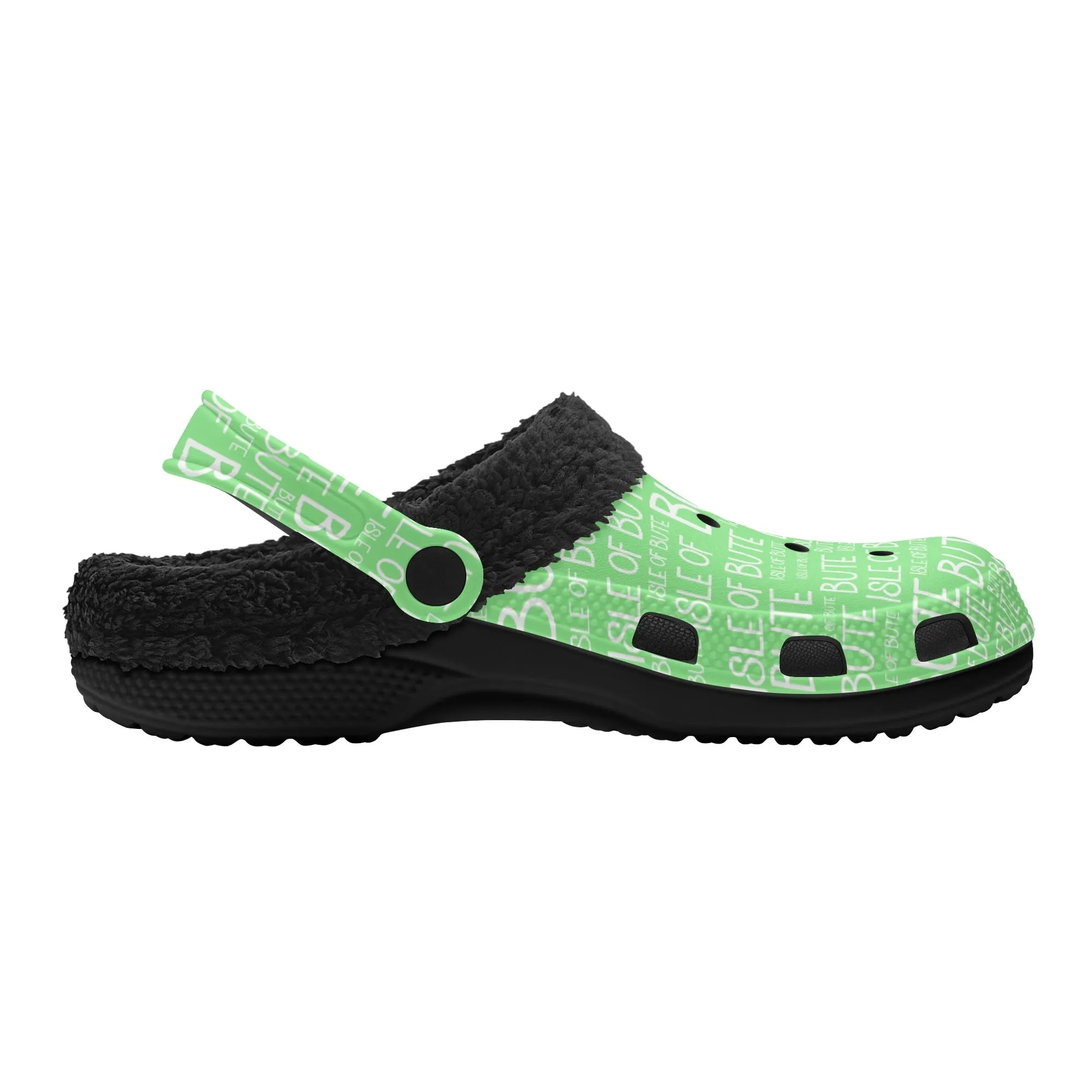 Isle of Bute Adults Fur Lined Clogs - Free p&p Worldwide