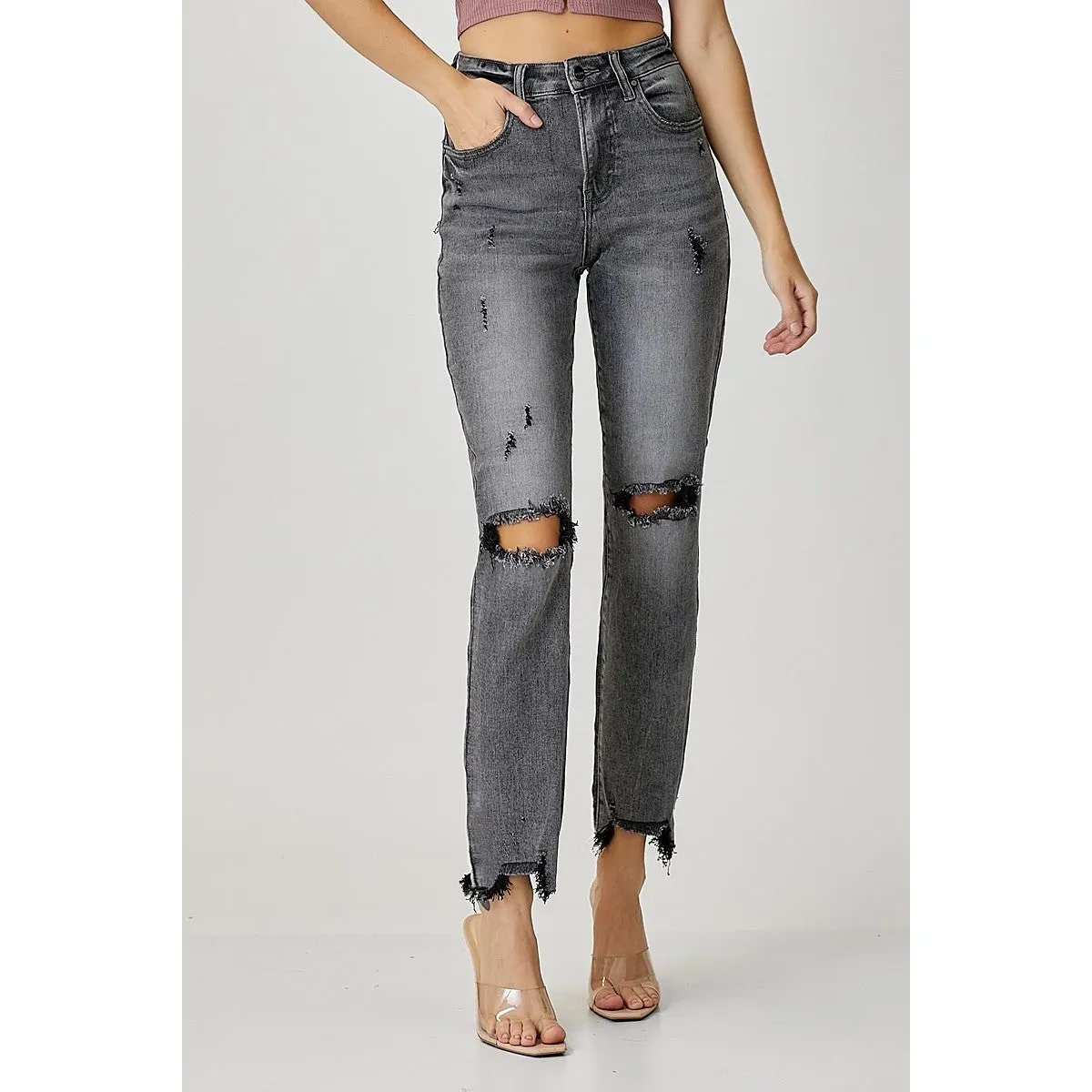 It's the Boyfriend Fit Jean in Grey