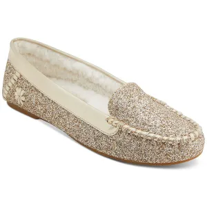 Jack Rogers Womens Millie Glitter Slip On Moccasins