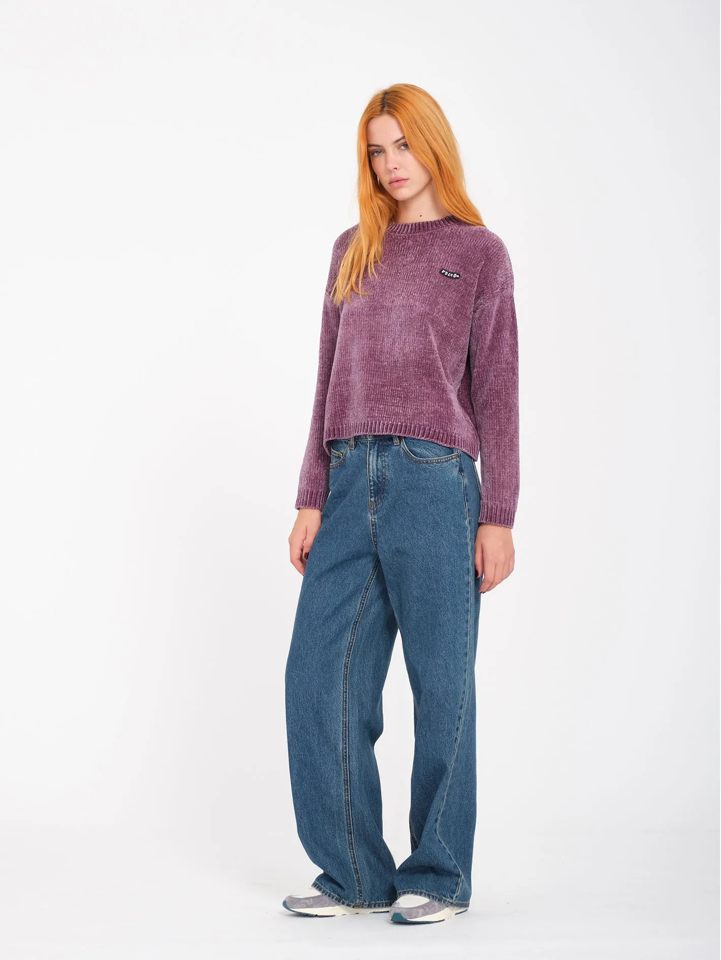 Jean Stoned Boyfriend High Rise - INDIGO RIDGE WASH