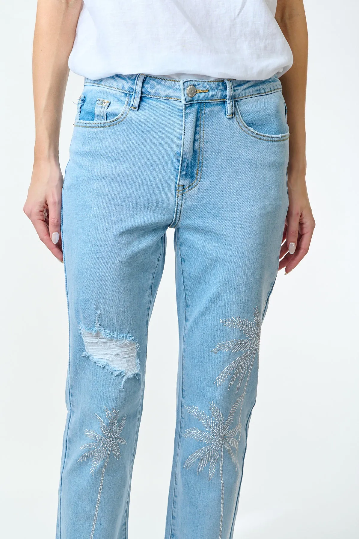 Jolly Palm Trees Jeans