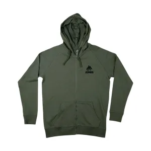 Jones Truckee Zip Hoodie Green