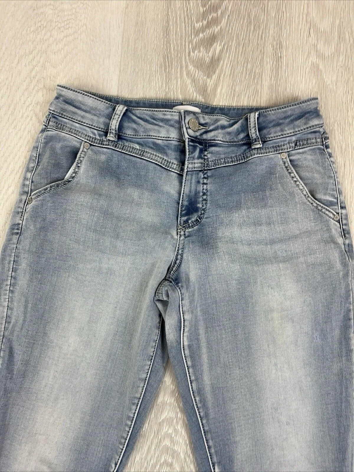 Just Jeans Womens Blue Jeans Boyfriend Mid Rise Ankle Length Size 9
