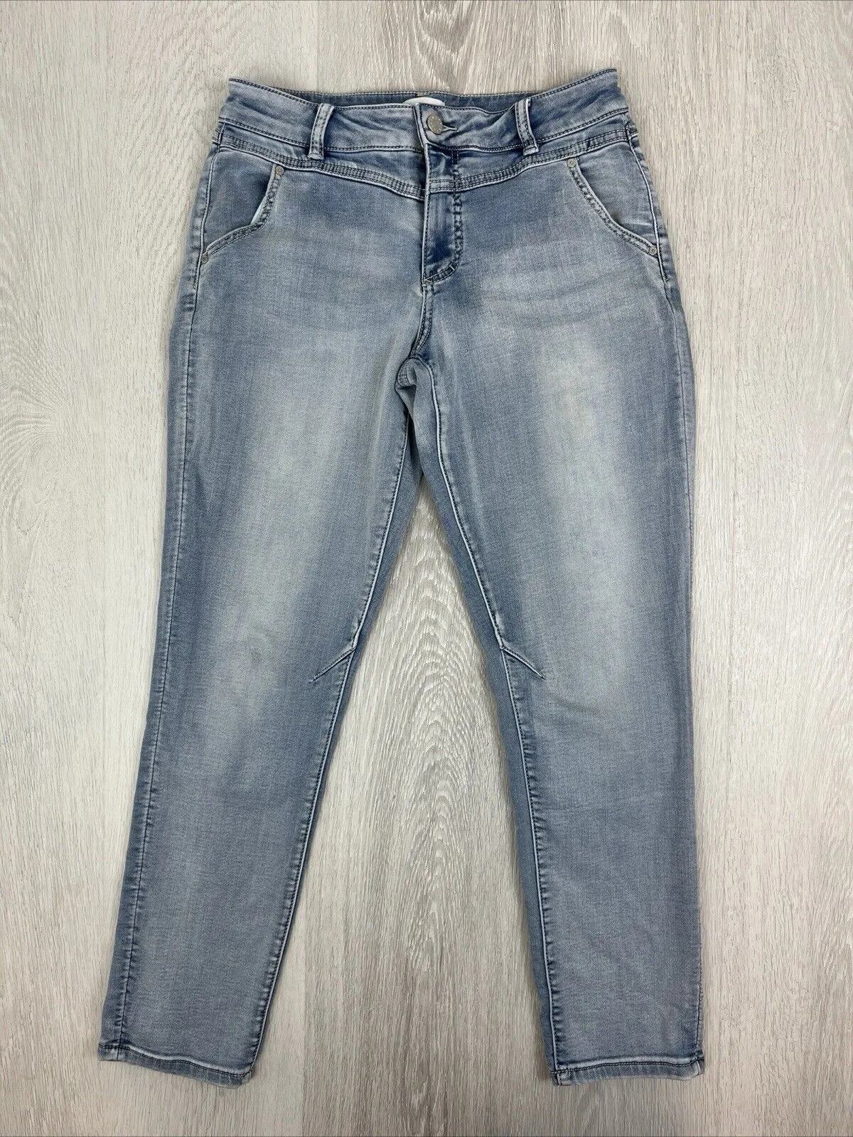 Just Jeans Womens Blue Jeans Boyfriend Mid Rise Ankle Length Size 9
