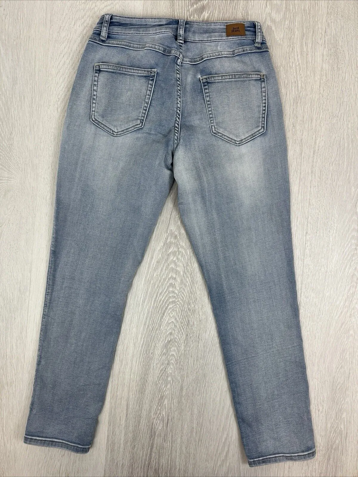 Just Jeans Womens Blue Jeans Boyfriend Mid Rise Ankle Length Size 9