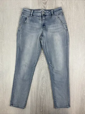 Just Jeans Womens Blue Jeans Boyfriend Mid Rise Ankle Length Size 9