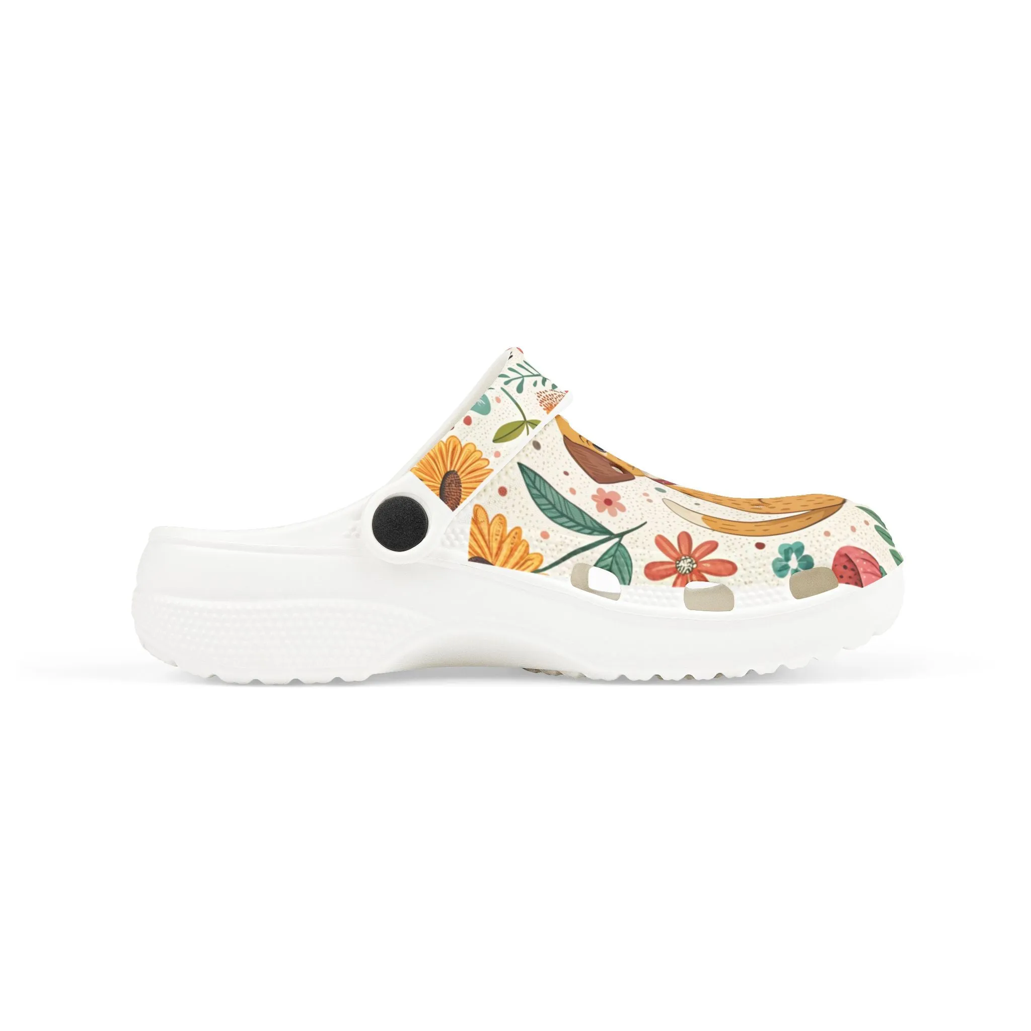 Kids' Floral Dog Clogs | Fun EVA Foam Footwear for Summer Adventures