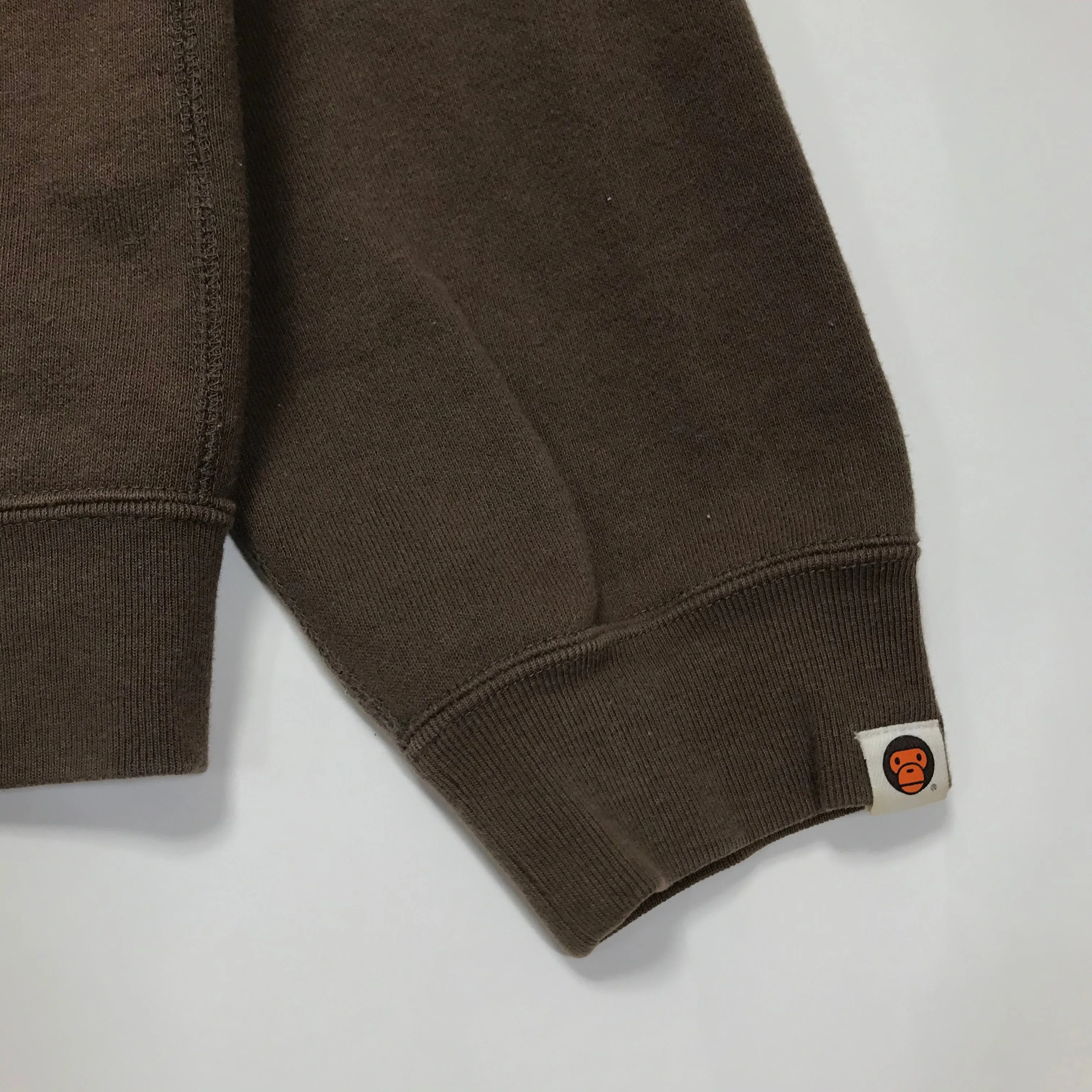 [L] A Bathing Ape Bape Baby Milo Junk Food Full Zip Hoodie Brown