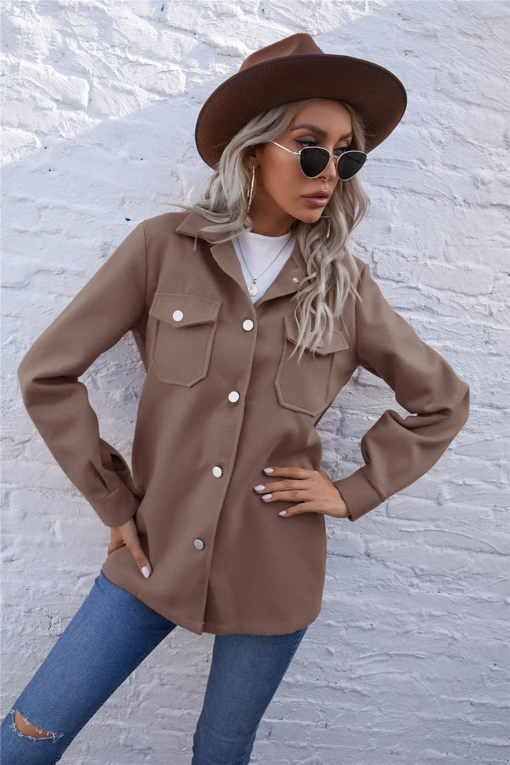 Lapel Single-breasted Lace-up Cardigans Outerwear