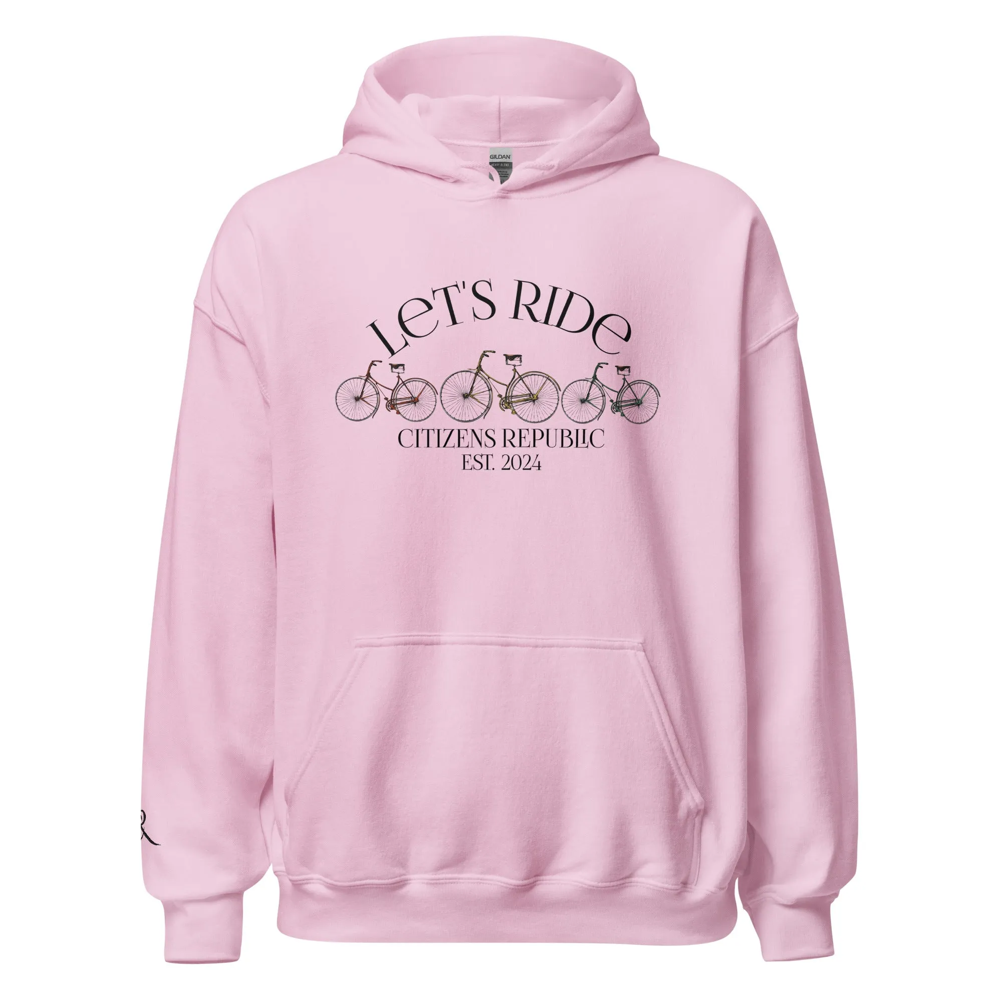 Let's Ride - Womens Graphic Hoodie Pullover