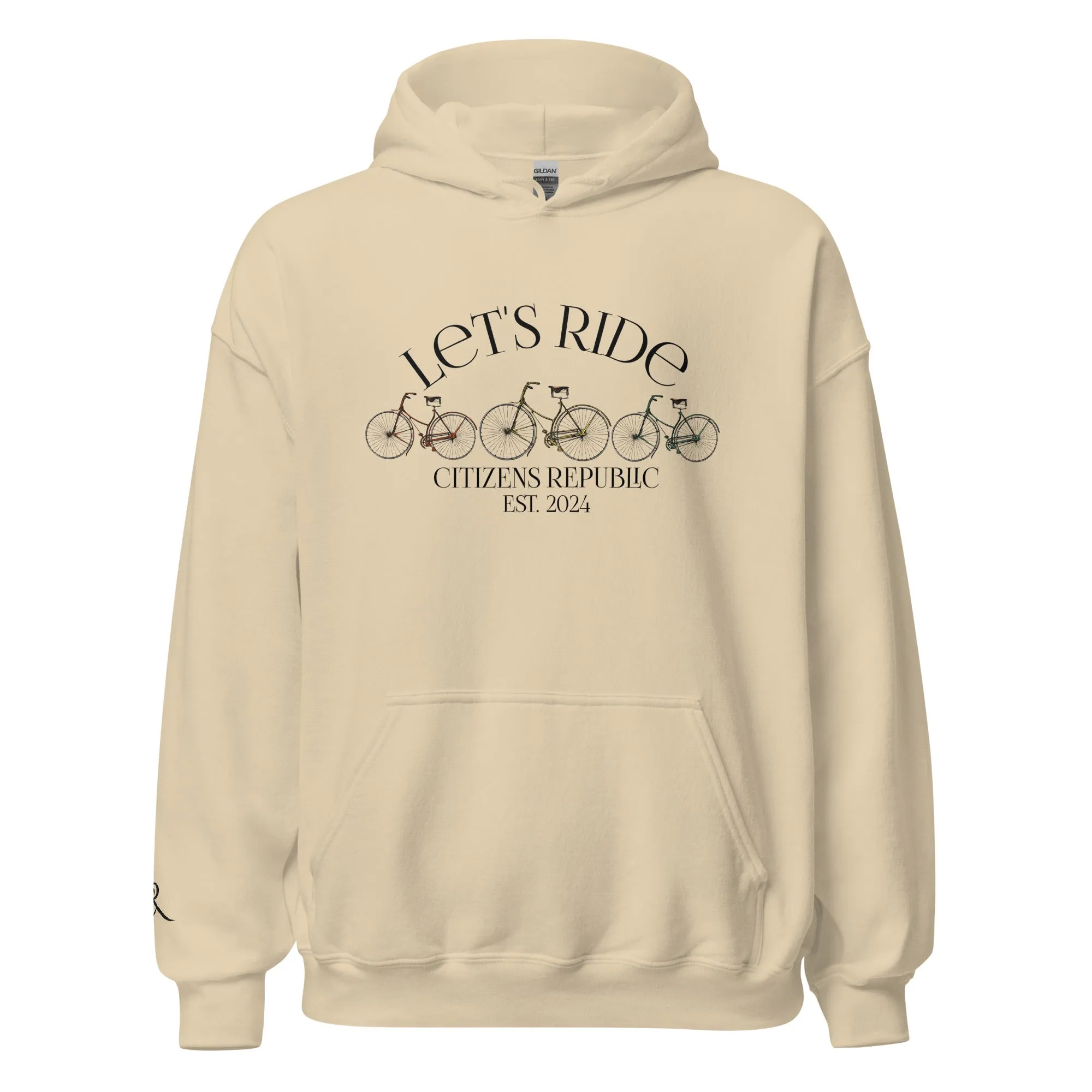 Let's Ride - Womens Graphic Hoodie Pullover