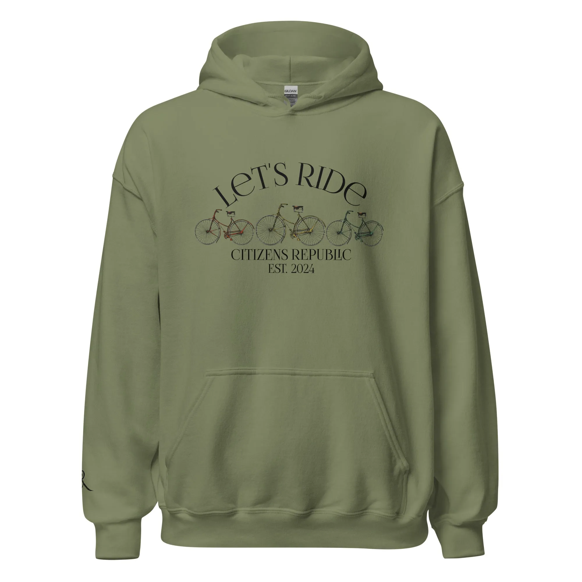 Let's Ride - Womens Graphic Hoodie Pullover