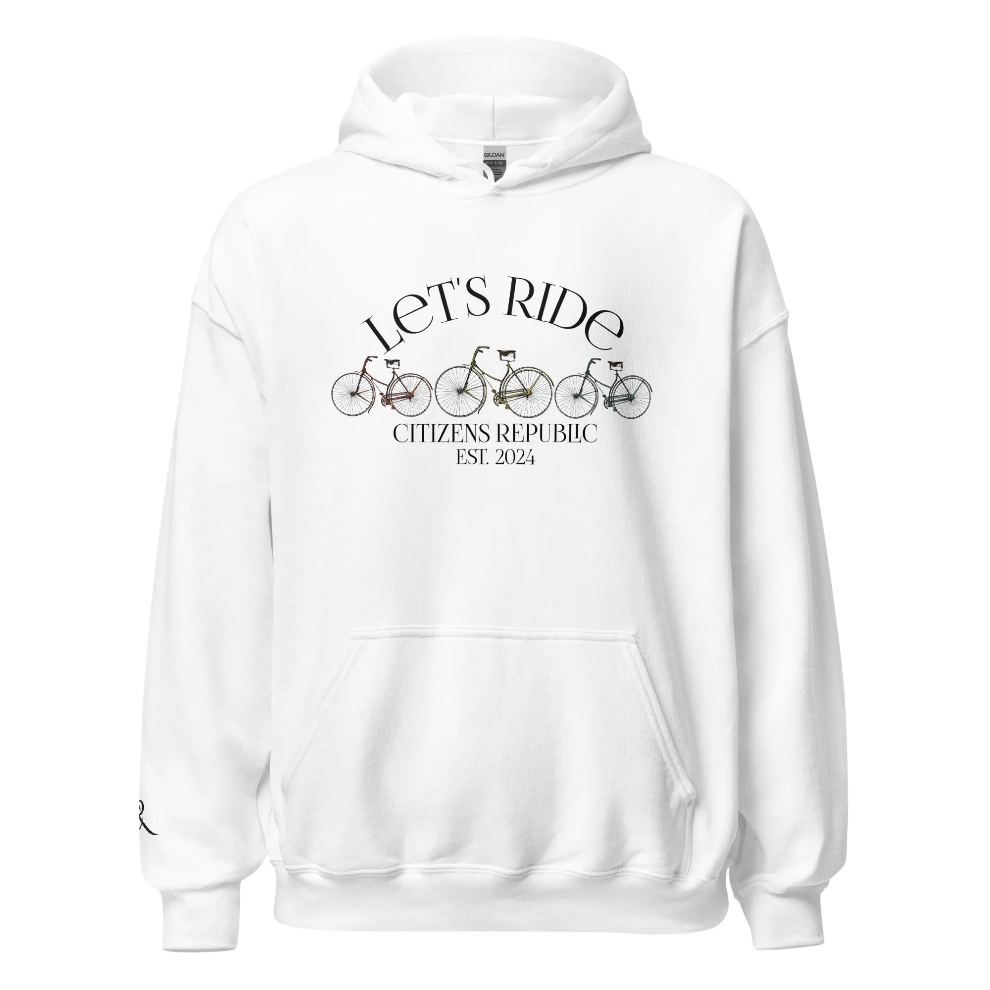 Let's Ride - Womens Graphic Hoodie Pullover