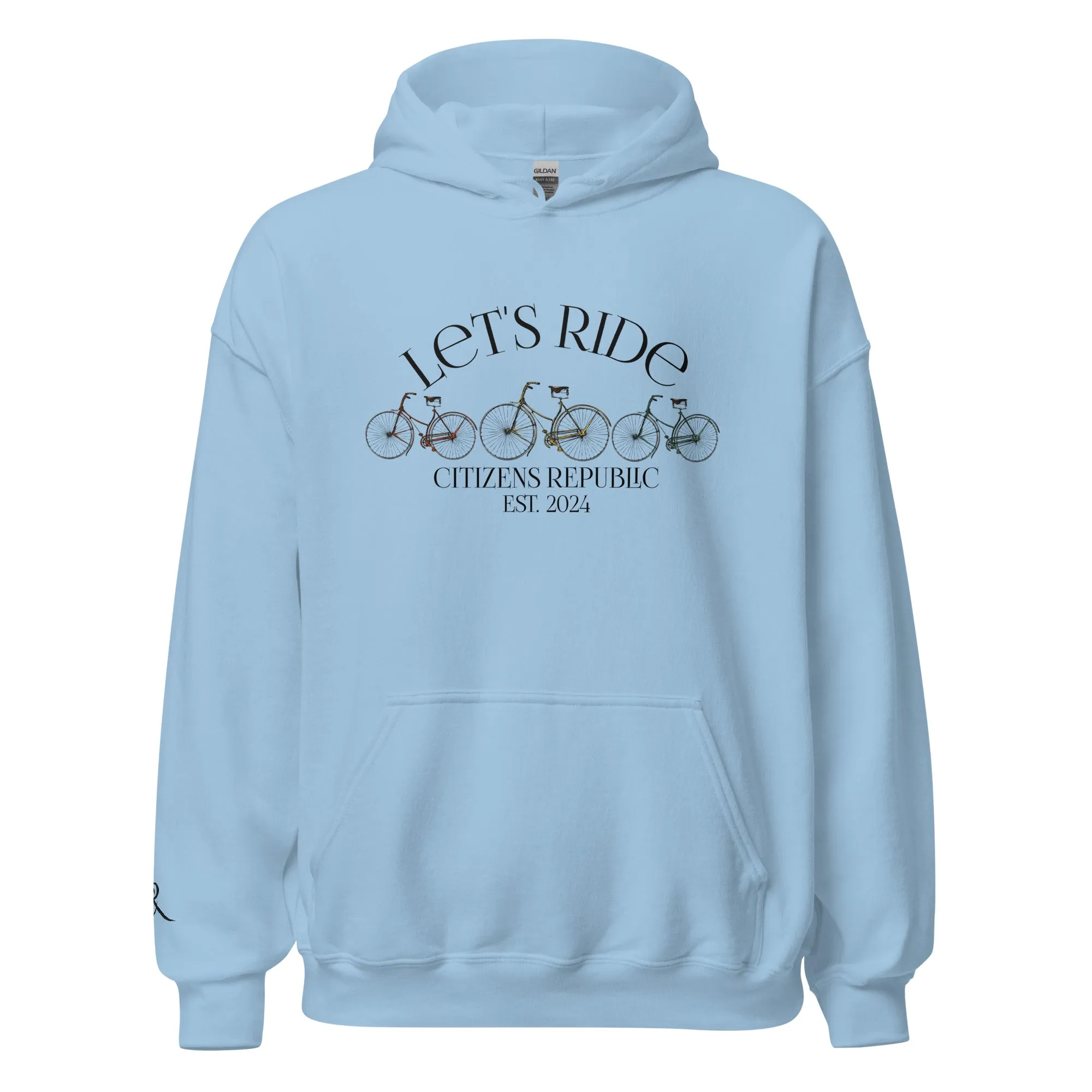 Let's Ride - Womens Graphic Hoodie Pullover