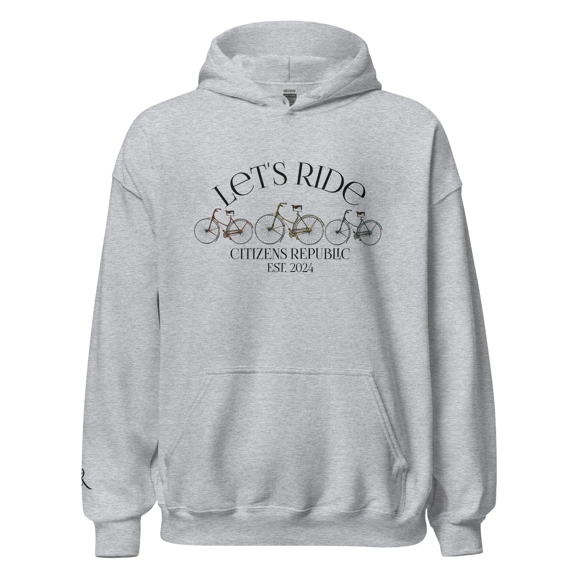 Let's Ride - Womens Graphic Hoodie Pullover