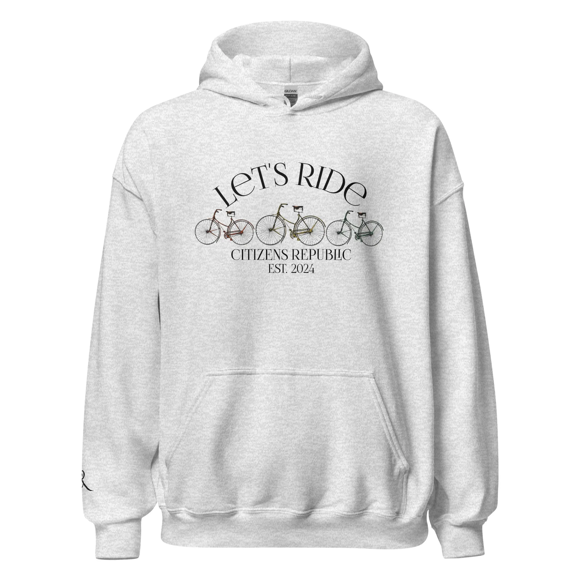 Let's Ride - Womens Graphic Hoodie Pullover