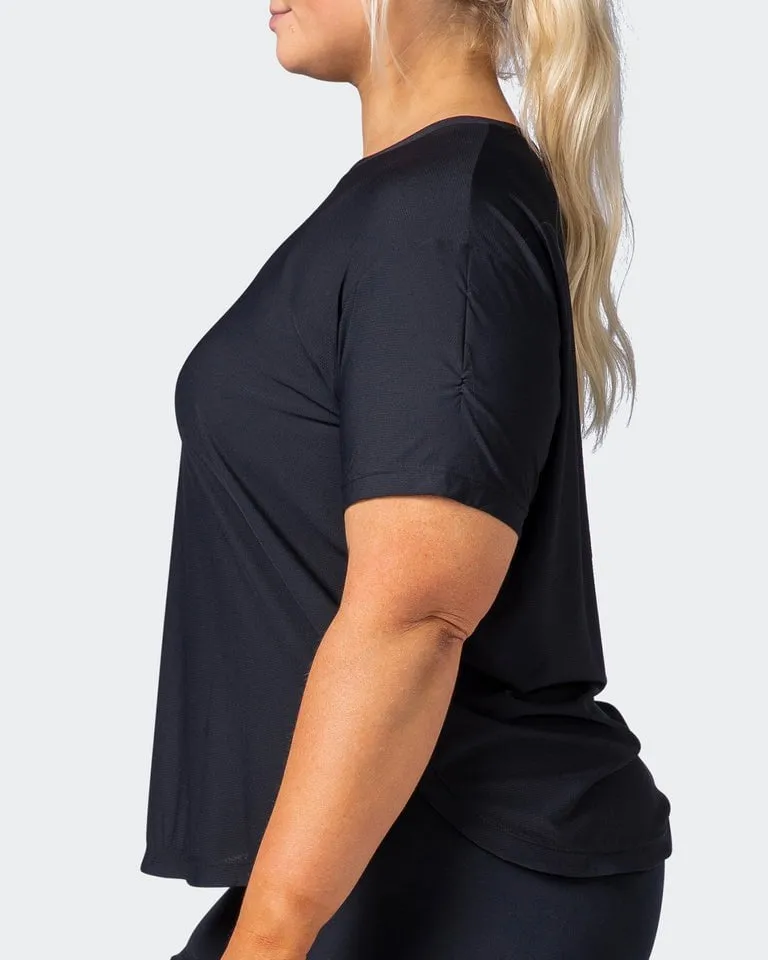 Level Up Training Tee - Black