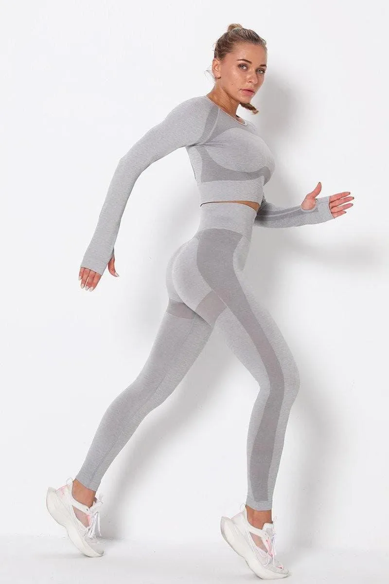 light Grey Yoga Set