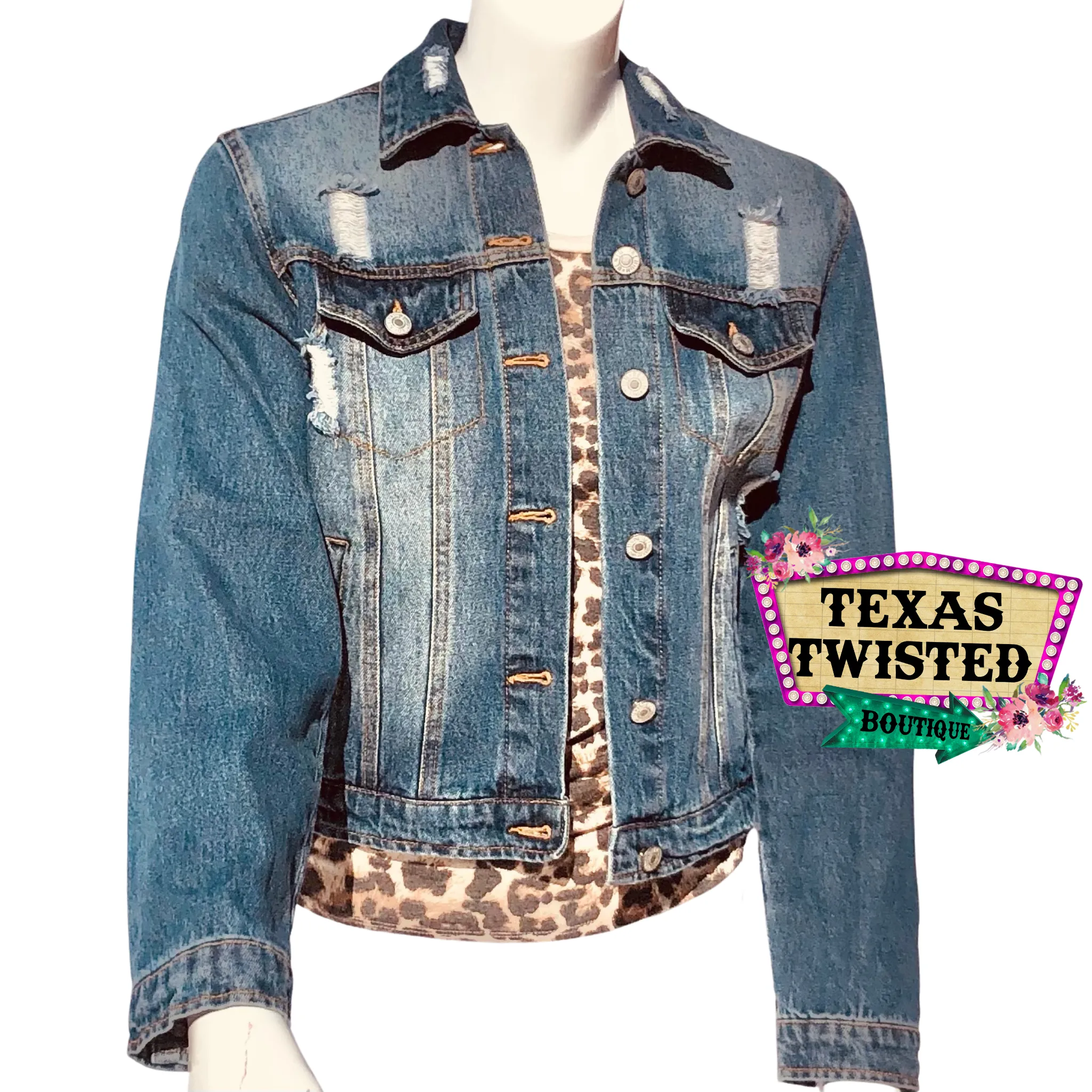 Lightly Distressed Denim Jean Jacket | Fall Fashion | Winter Fashion