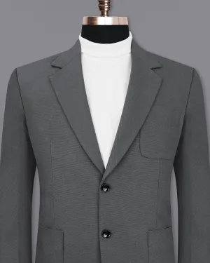 Limed Spruce Grey Single Breasted Sports Blazer