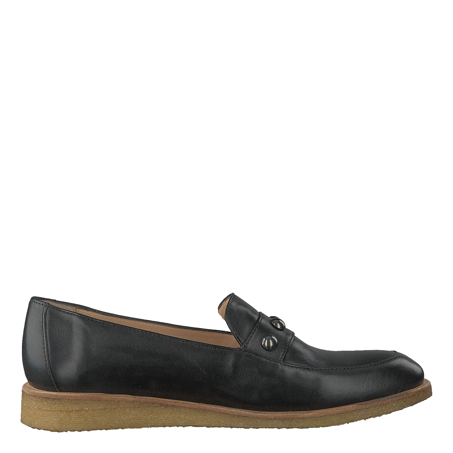 Loafer With Chain Black