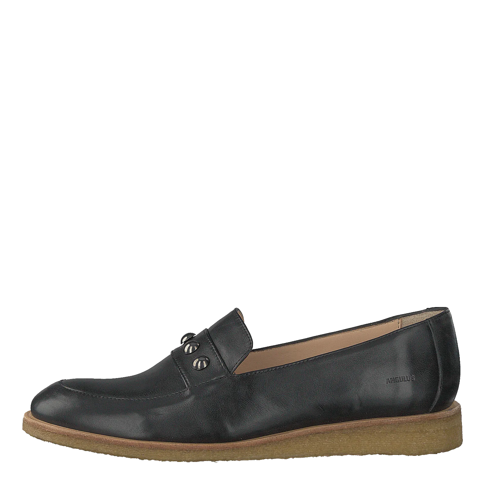 Loafer With Chain Black