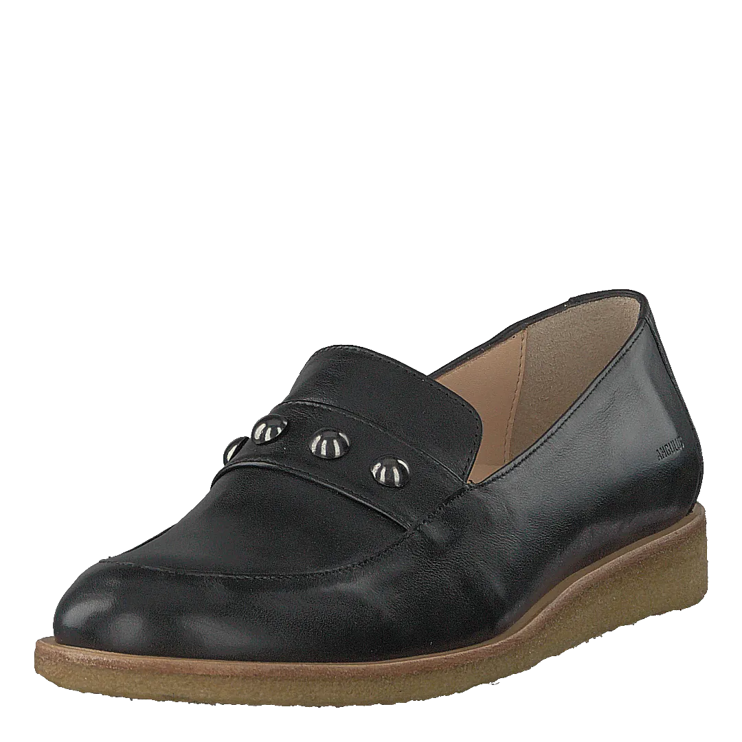 Loafer With Chain Black