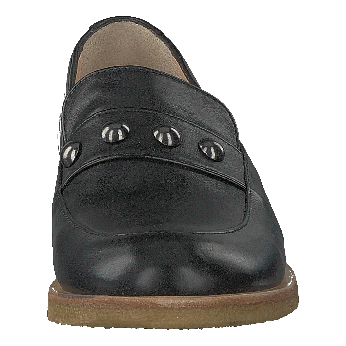 Loafer With Chain Black