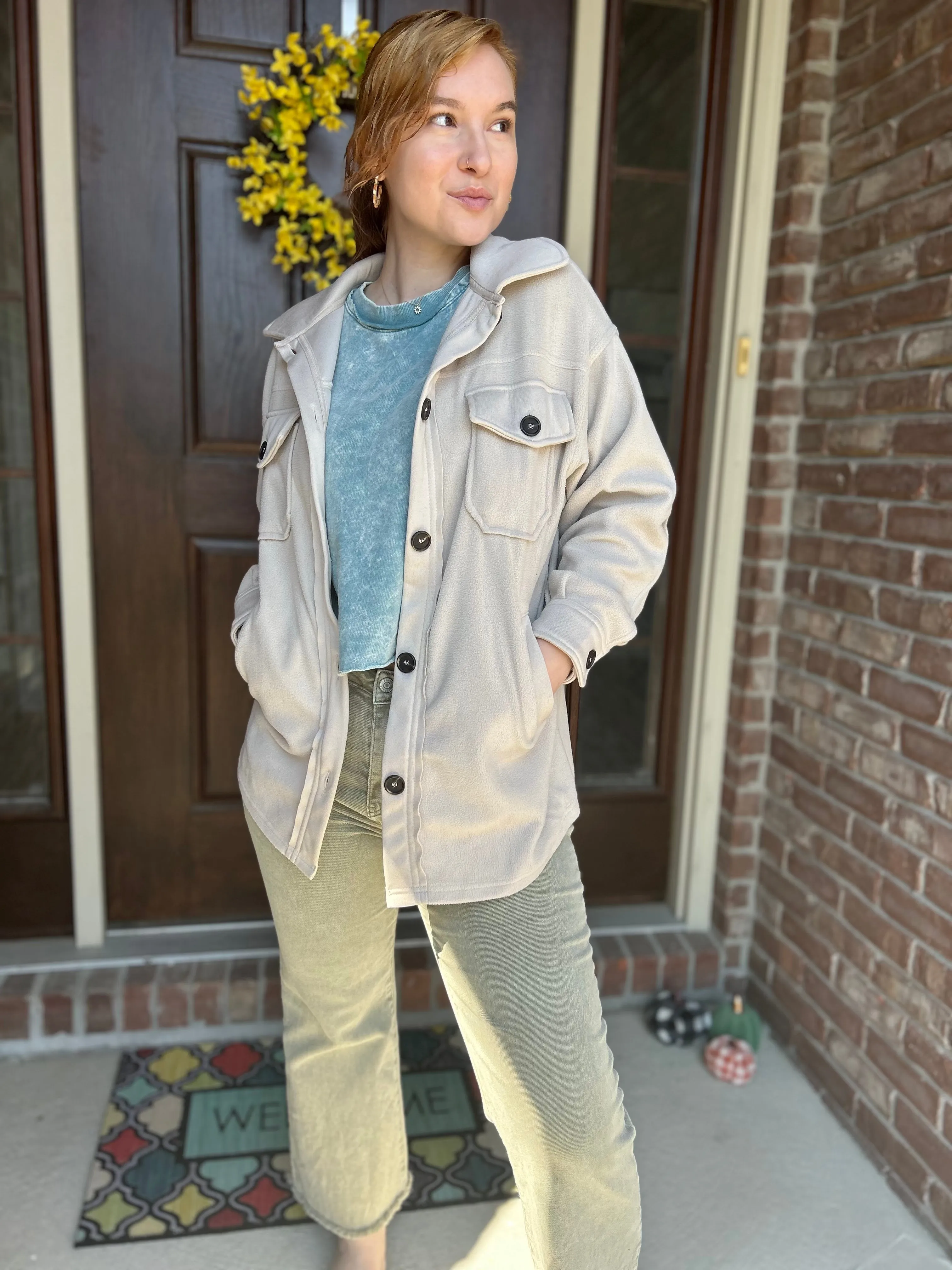 Love Story Shacket- Multi