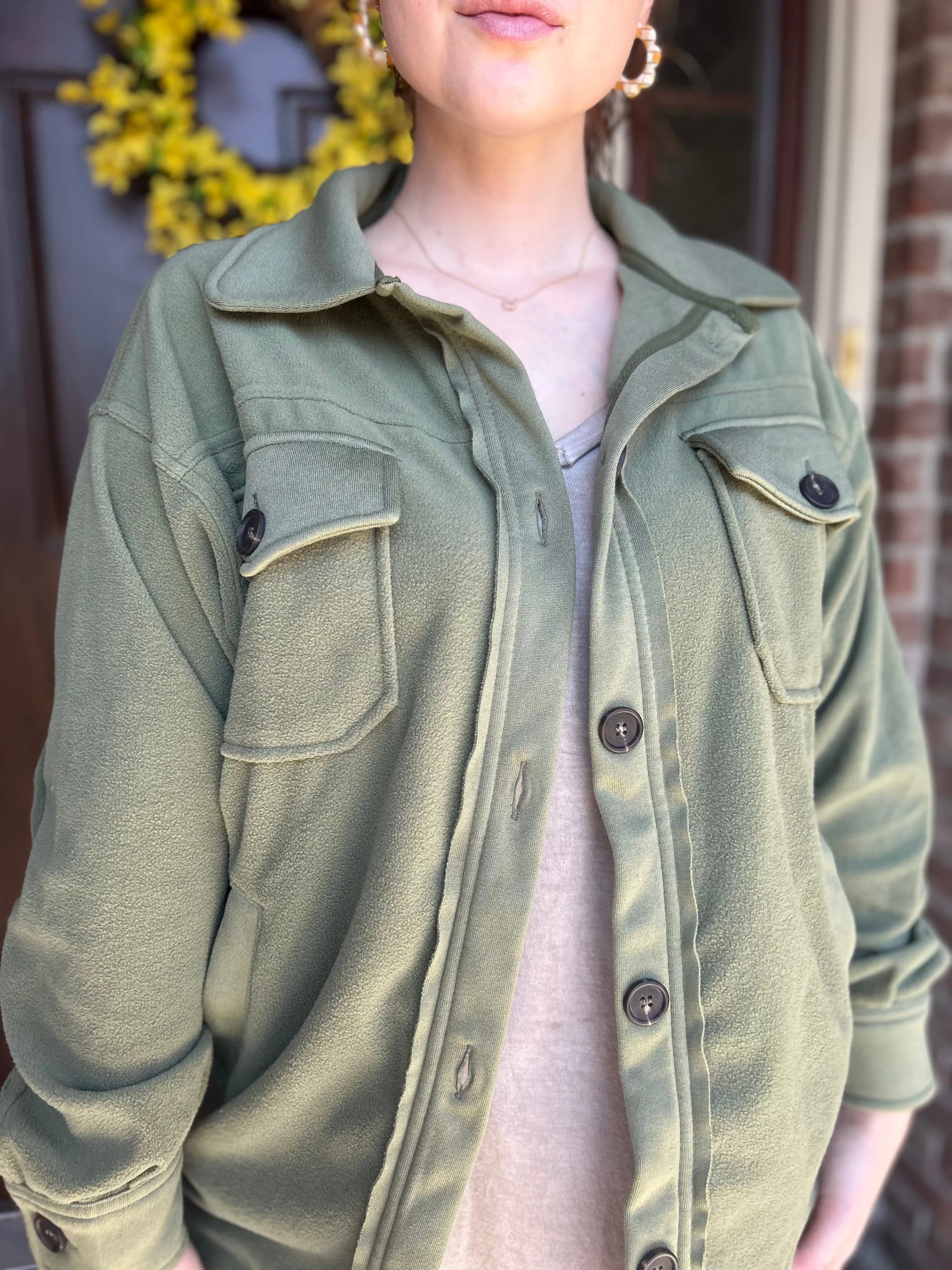 Love Story Shacket- Multi