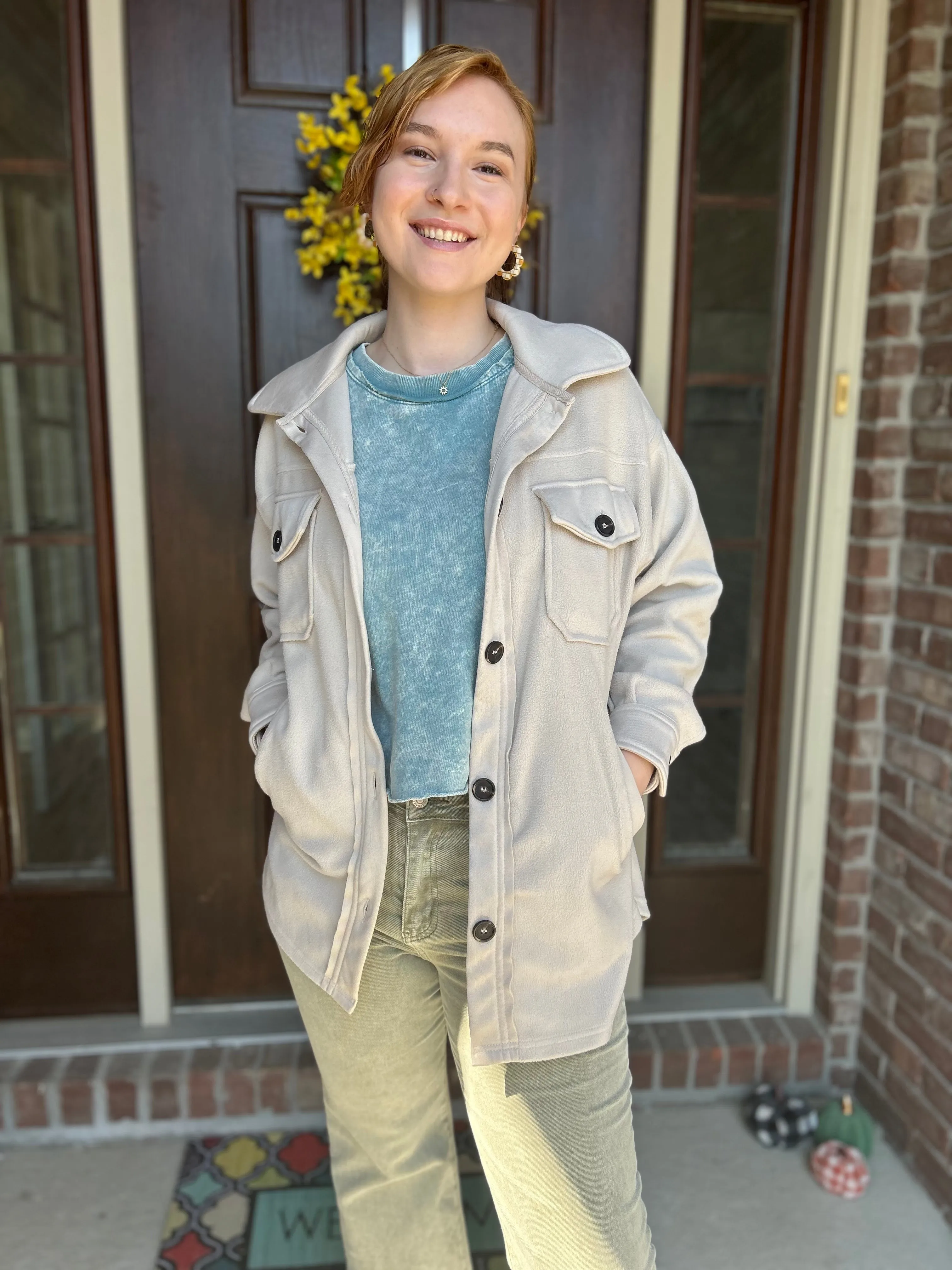 Love Story Shacket- Multi