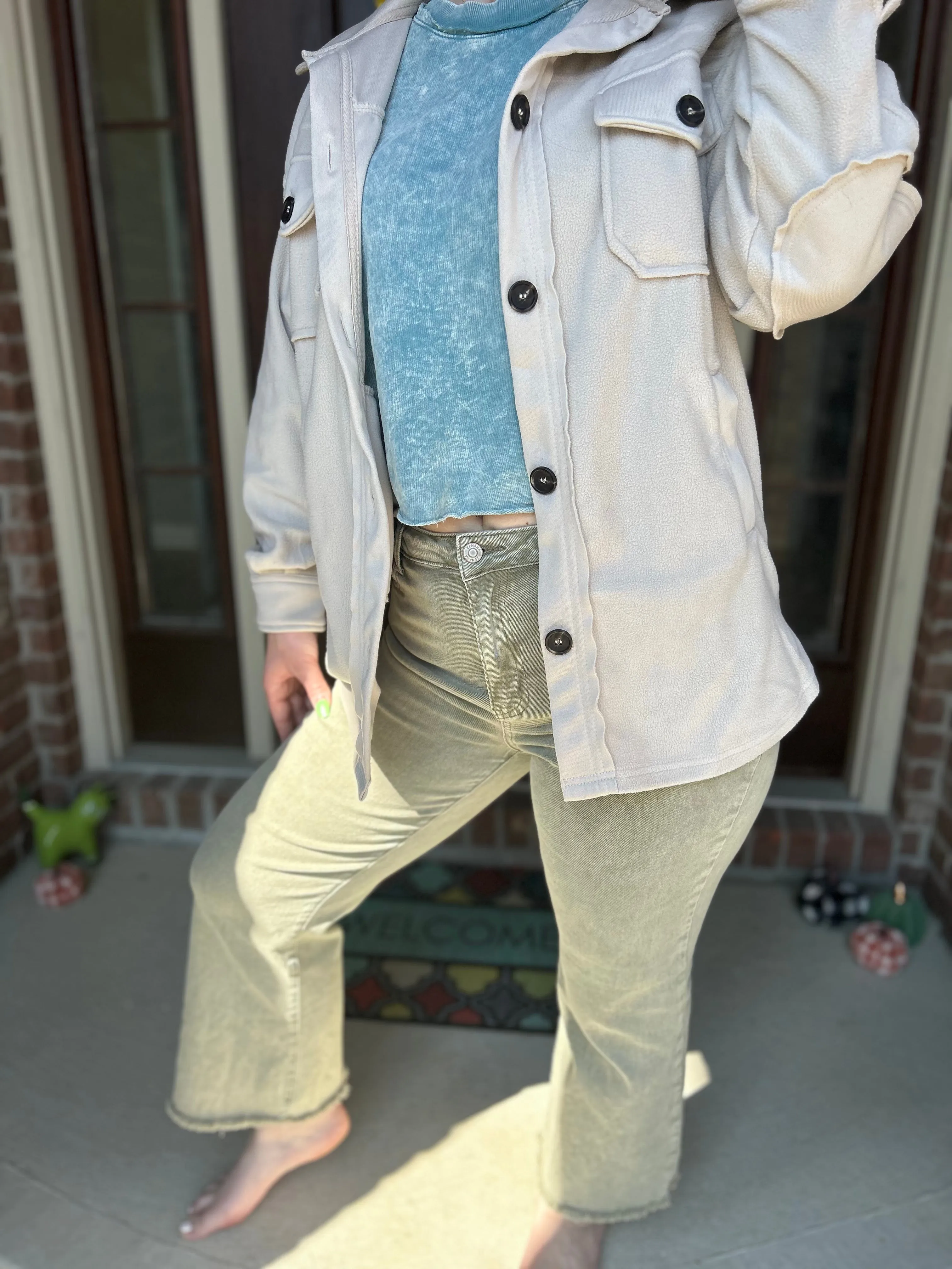 Love Story Shacket- Multi
