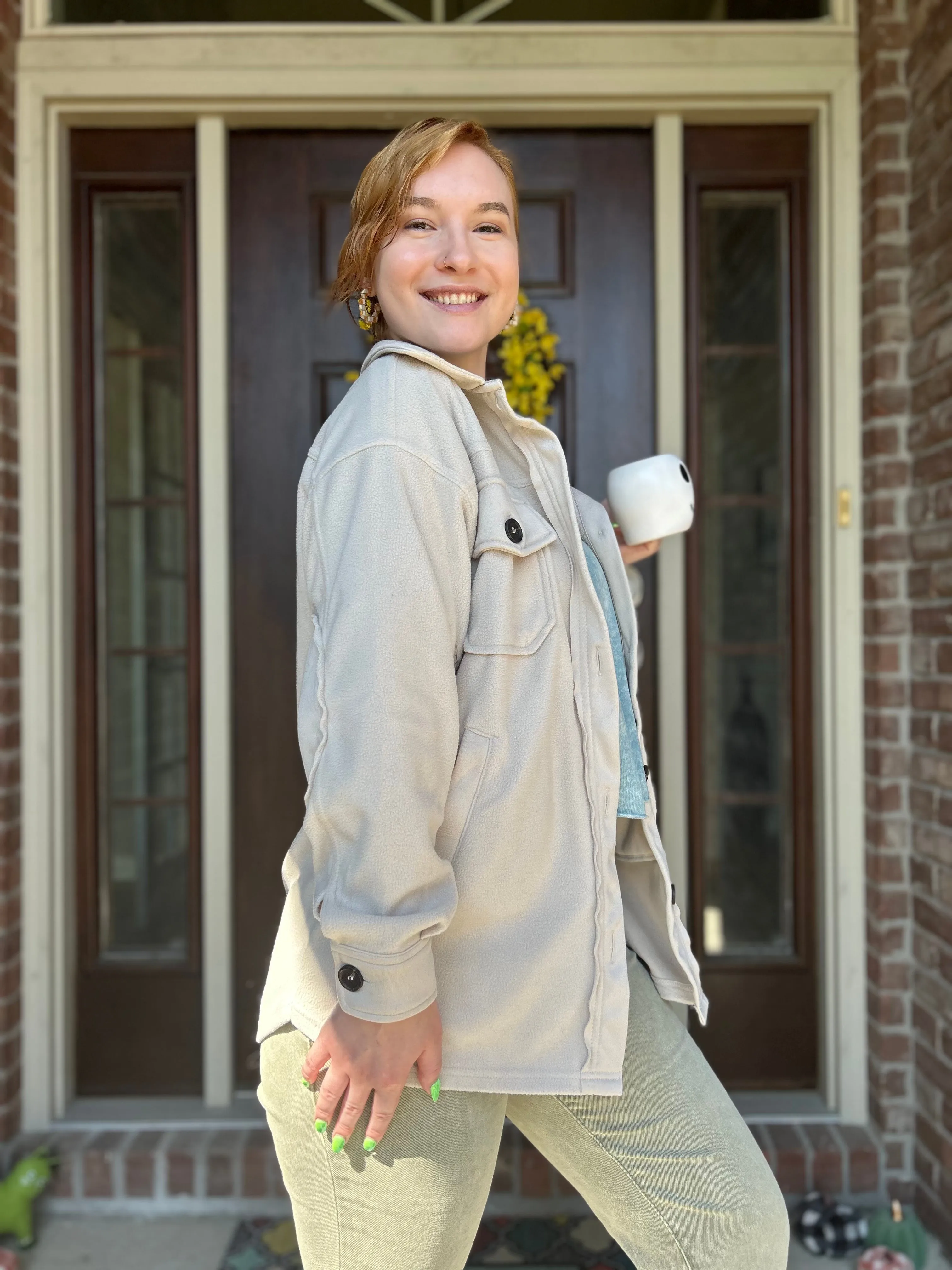 Love Story Shacket- Multi