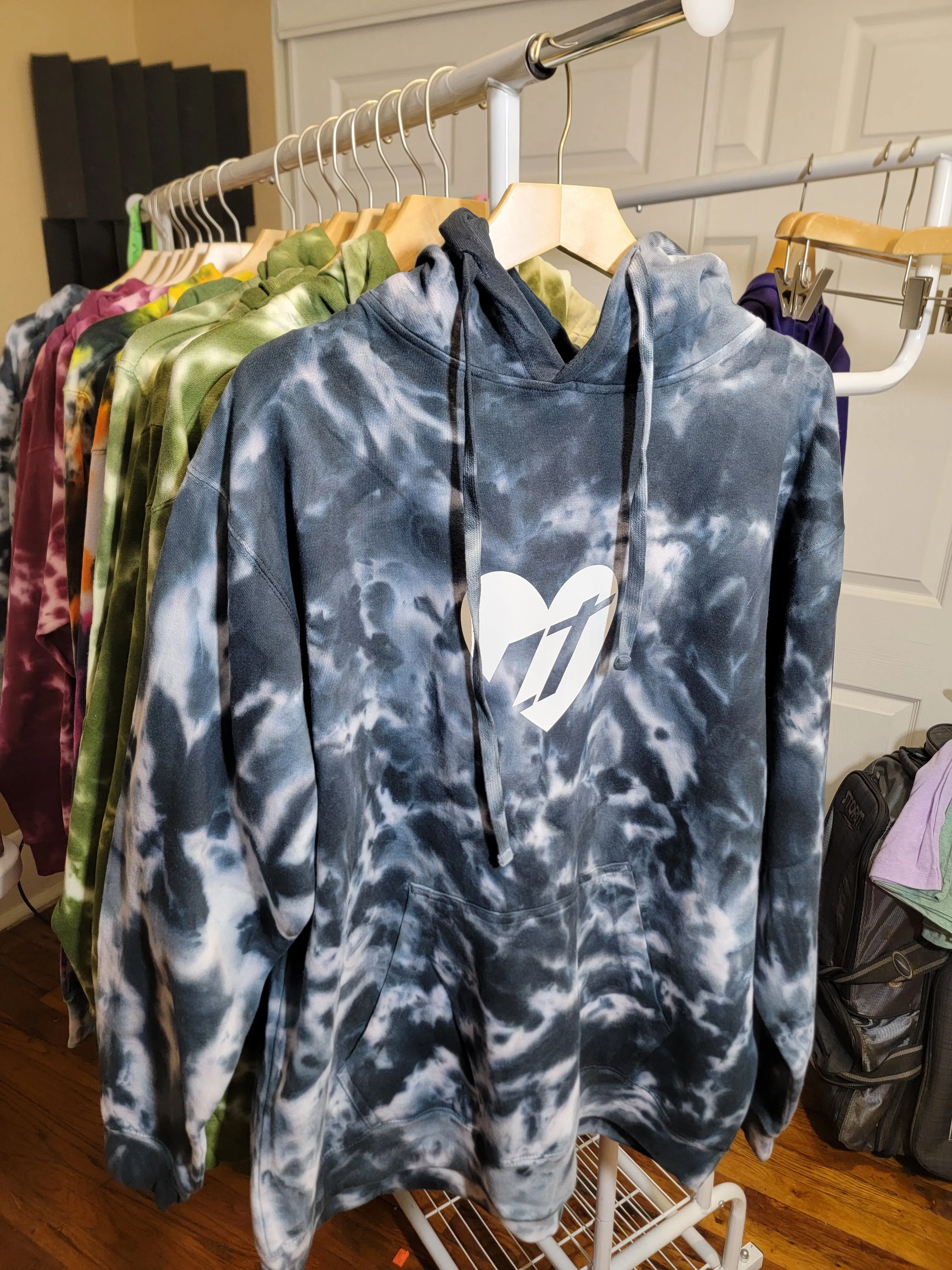LT Unisex Tie Dye Pullover Hoodies