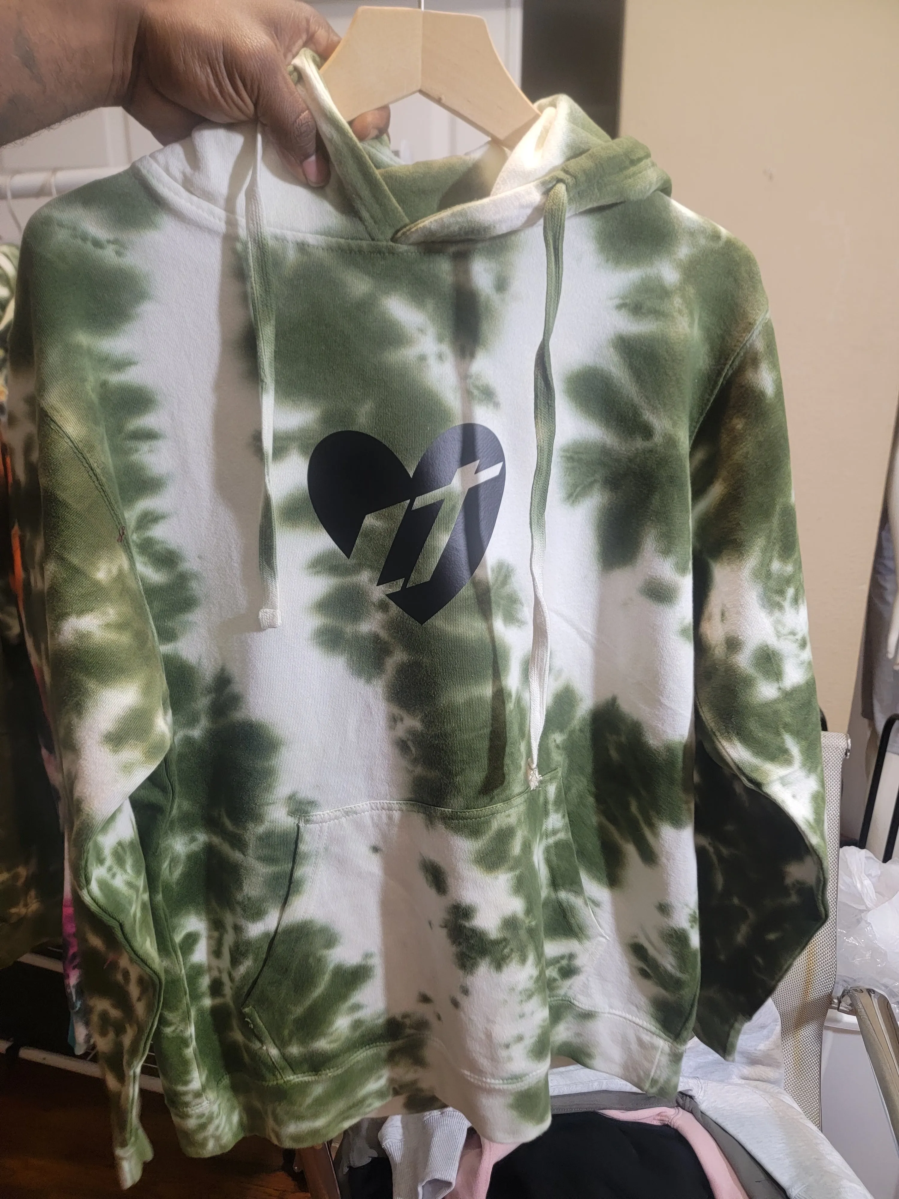 LT Unisex Tie Dye Pullover Hoodies