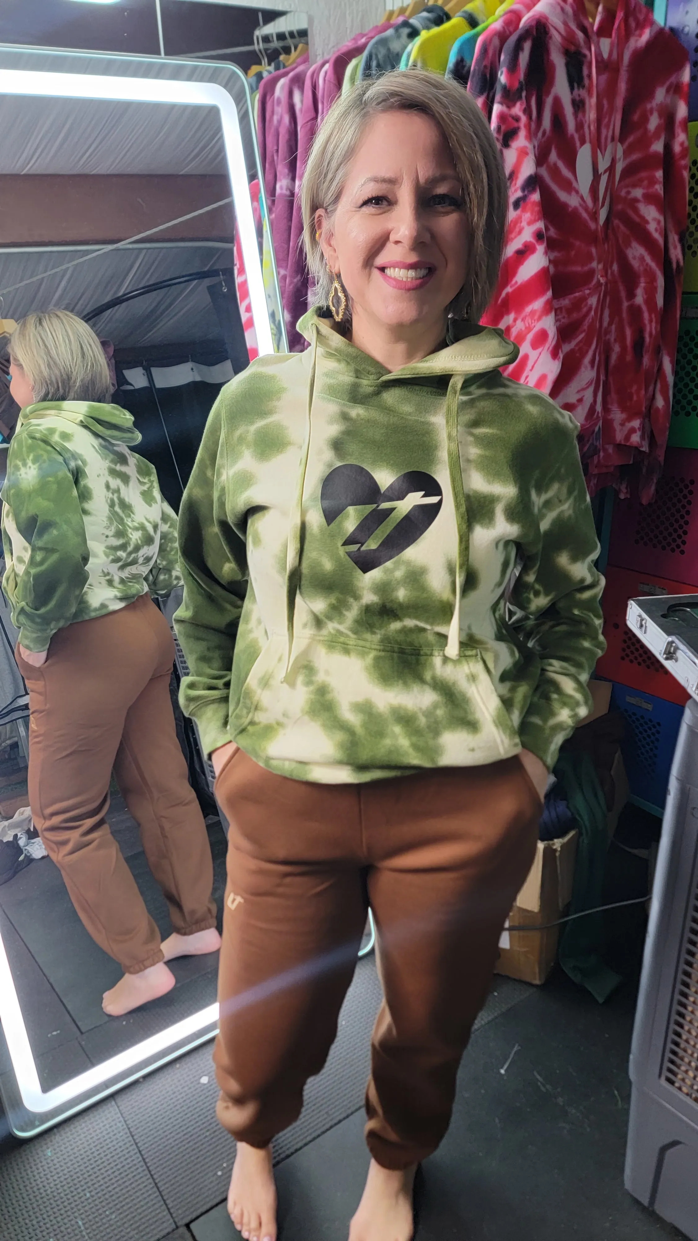 LT Unisex Tie Dye Pullover Hoodies