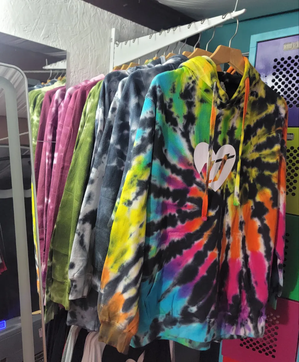 LT Unisex Tie Dye Pullover Hoodies