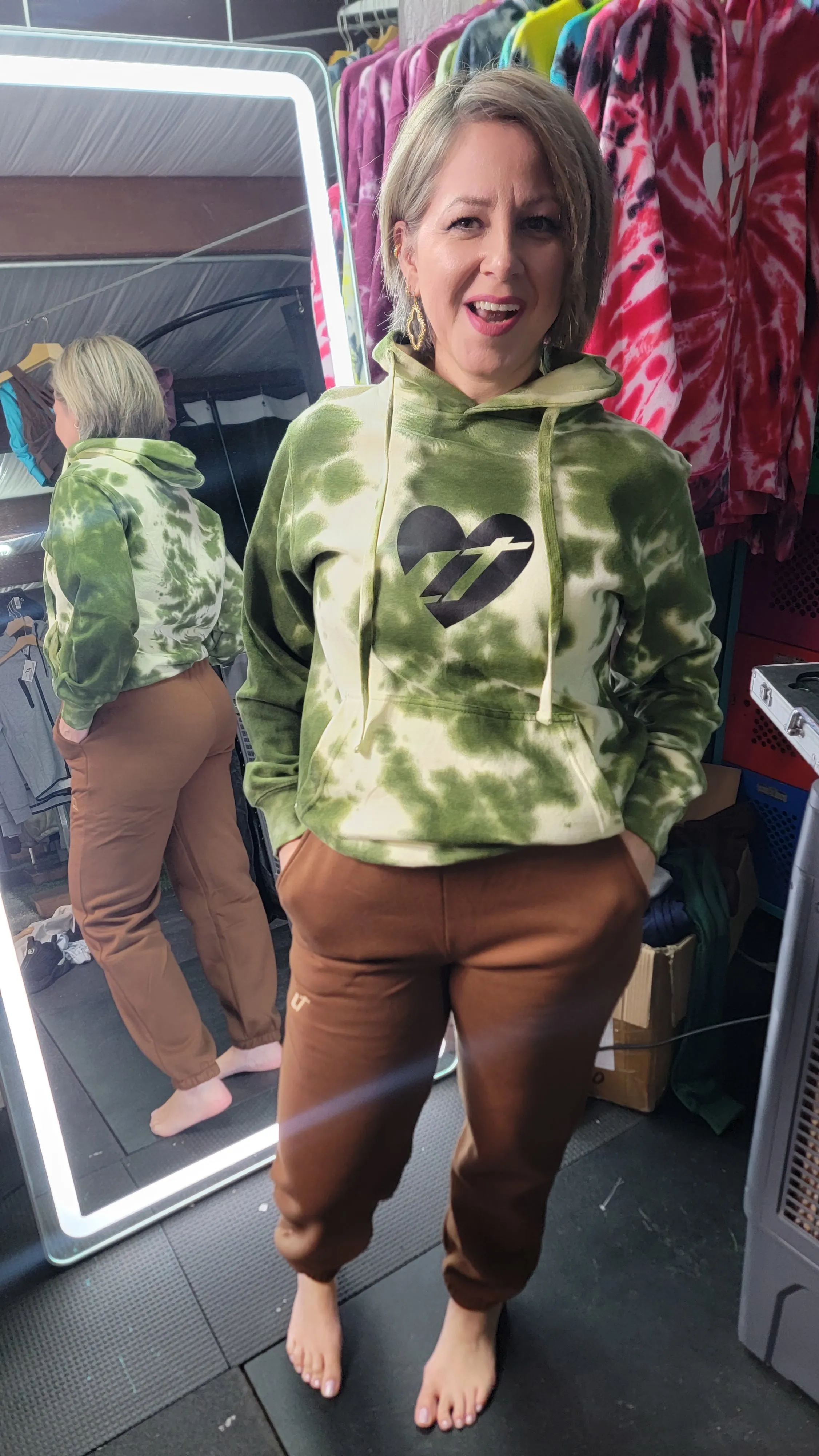 LT Unisex Tie Dye Pullover Hoodies
