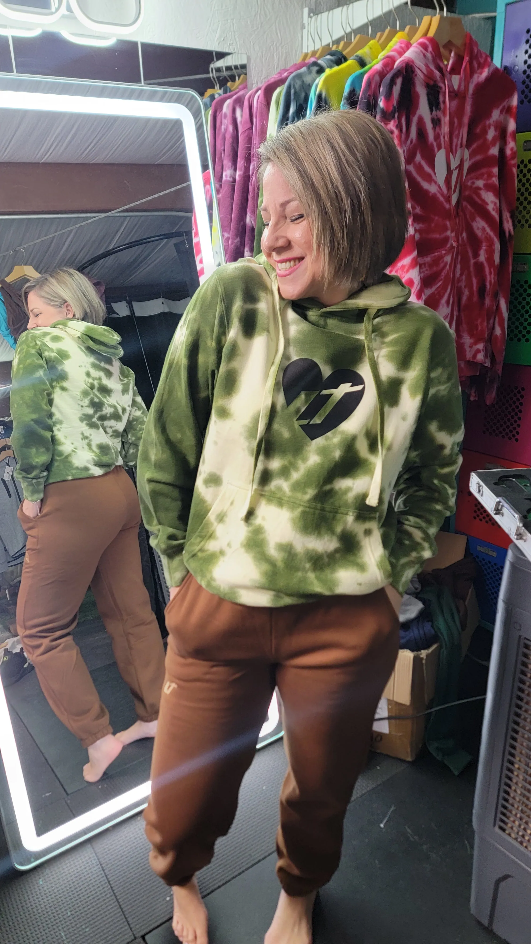 LT Unisex Tie Dye Pullover Hoodies