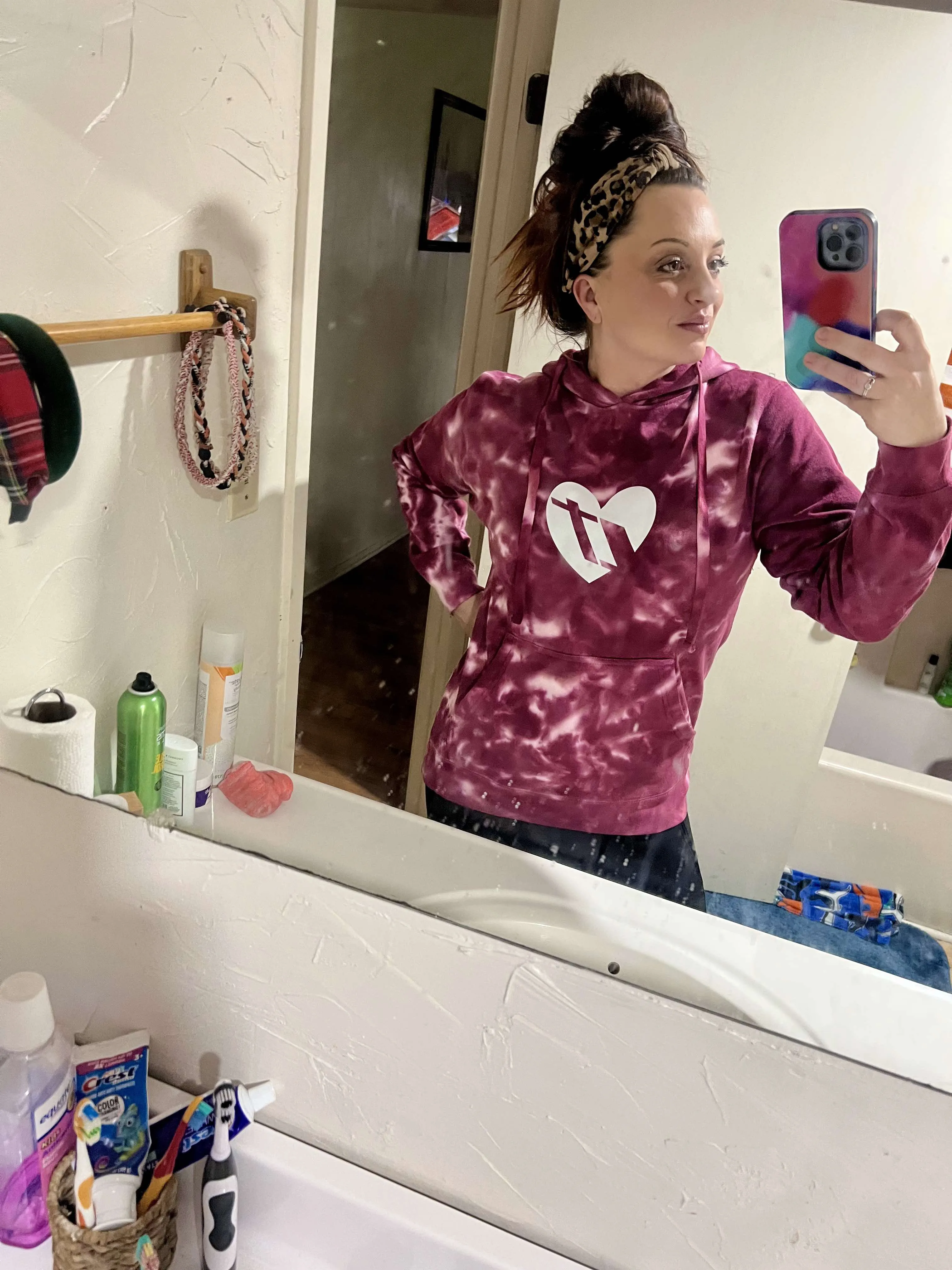 LT Unisex Tie Dye Pullover Hoodies