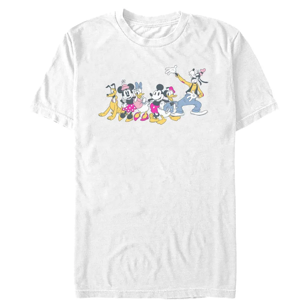 Mad Engine Mickey Mouse & Friends And Friends White Men's T-Shirt