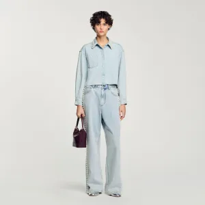 Malcolm Beaded Jeans Light Bu Jean