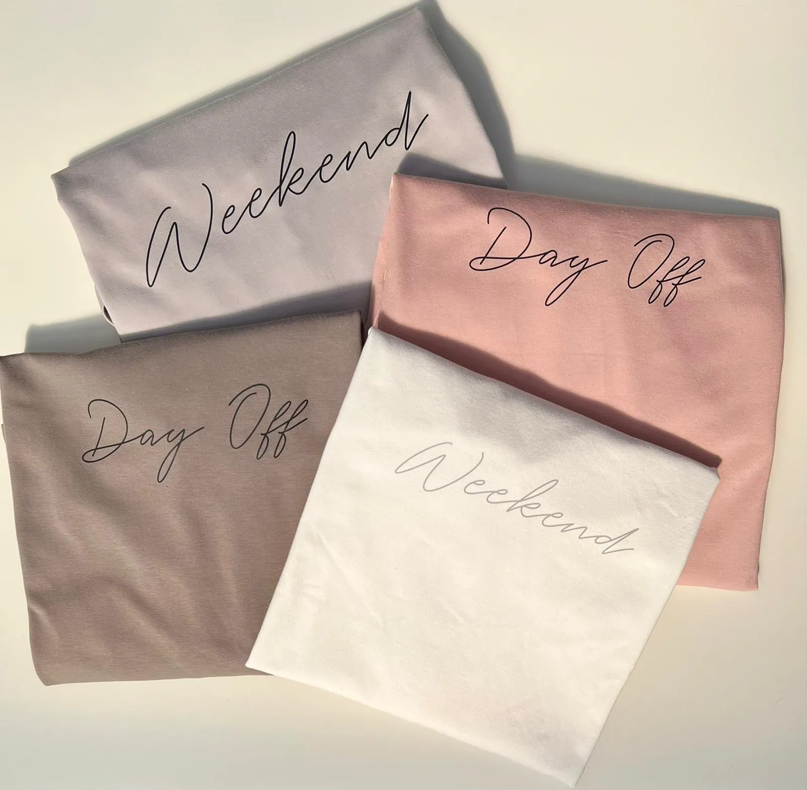 May T-Shirt in White with script