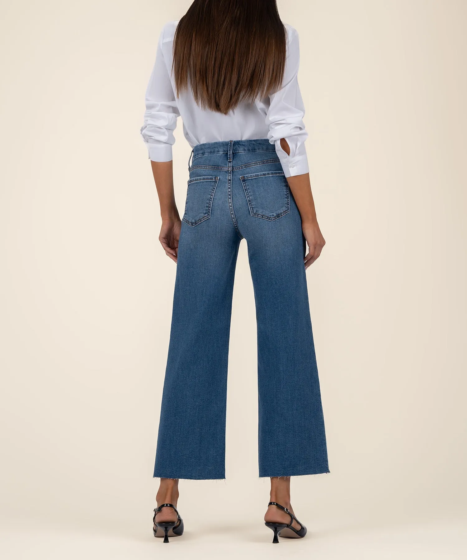 Meg High Rise Wide Leg, Petite