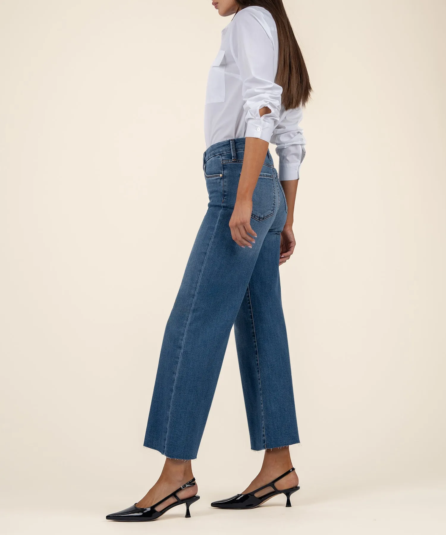 Meg High Rise Wide Leg, Petite