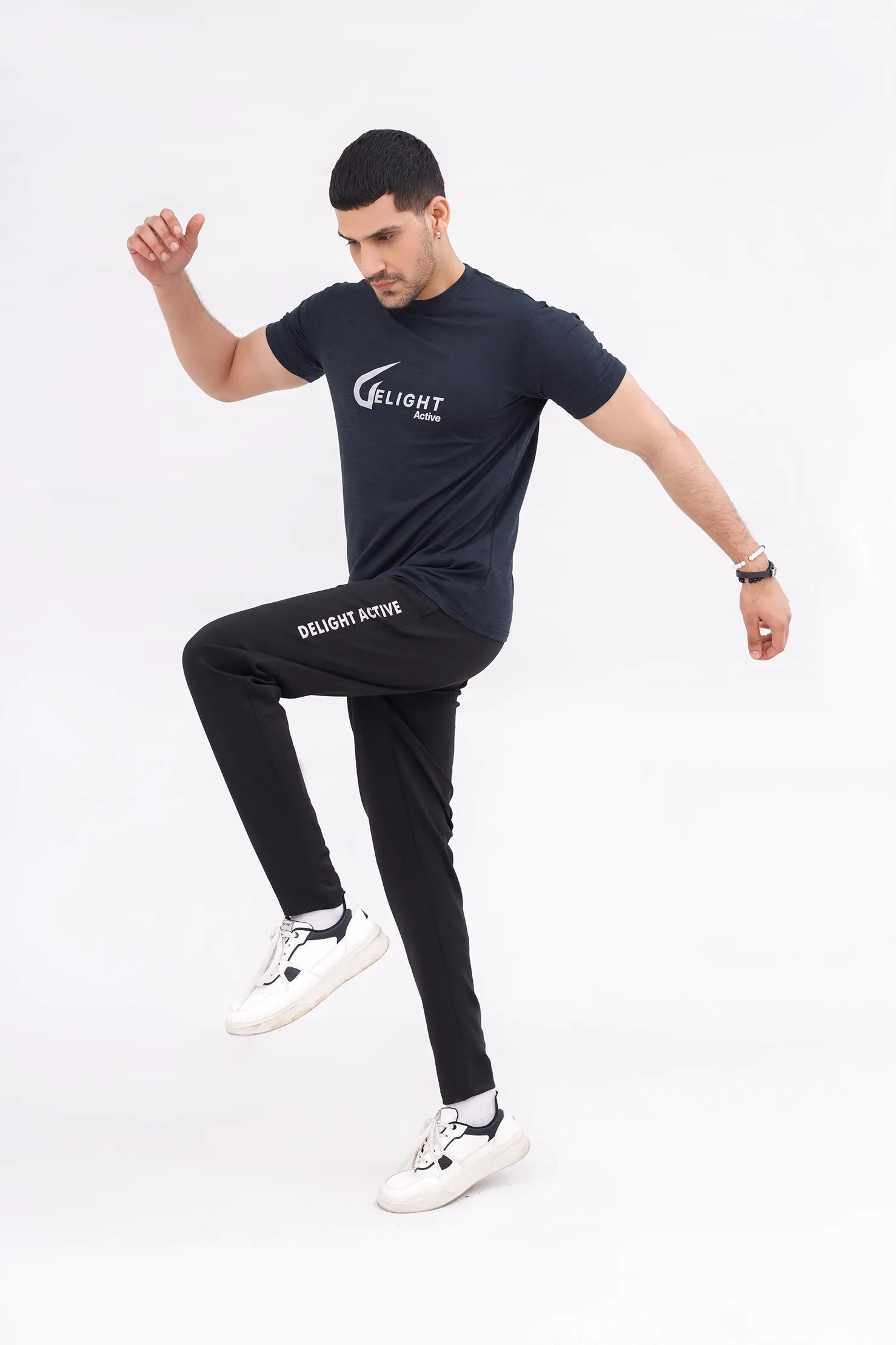Men Active wear Black Trouser