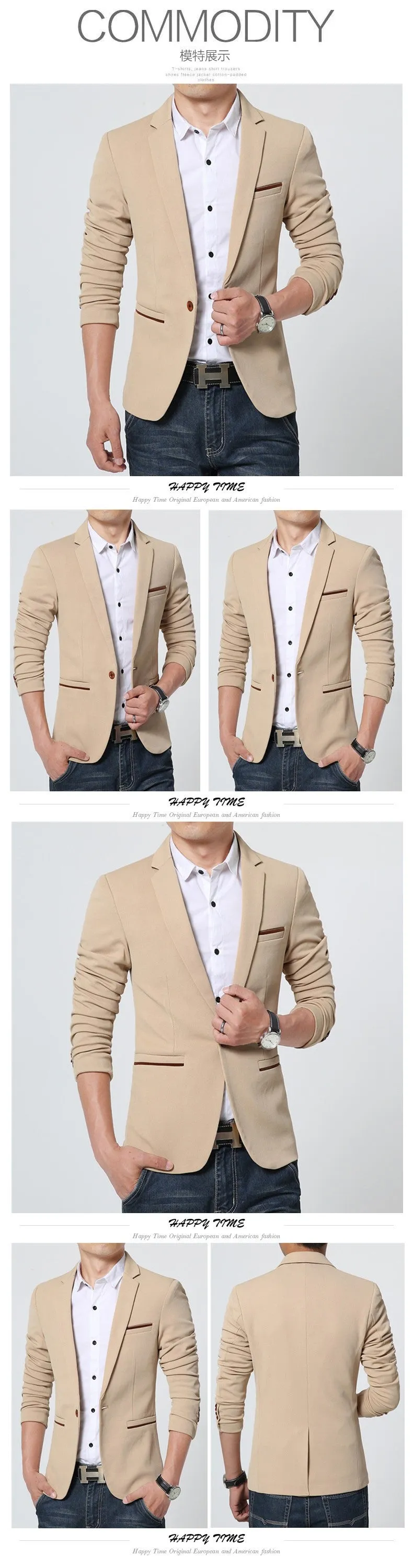 Men's Casual Blazer Up To 5XL