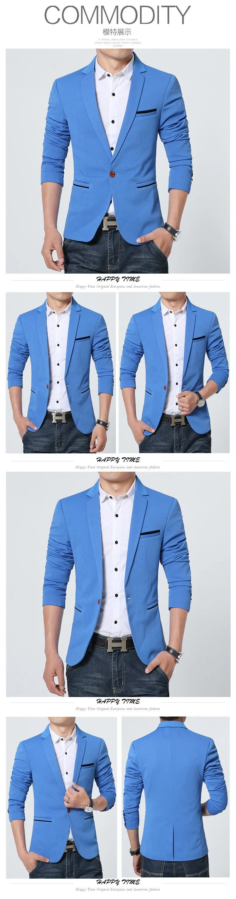 Men's Casual Blazer Up To 5XL