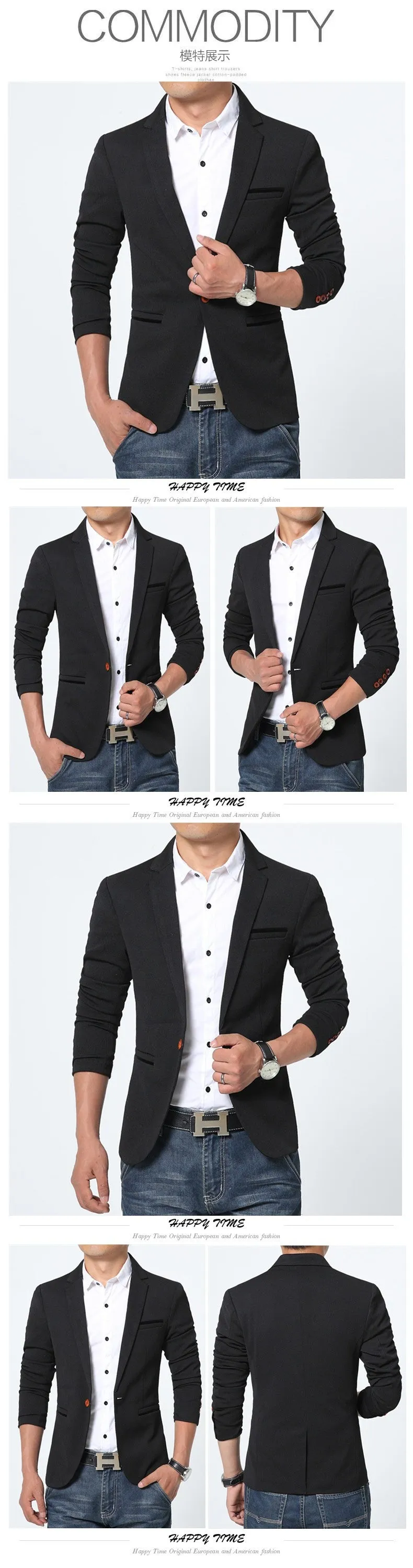 Men's Casual Blazer Up To 5XL